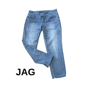 JAG High Rise Pull On Slim Fit Jeans -Size 8